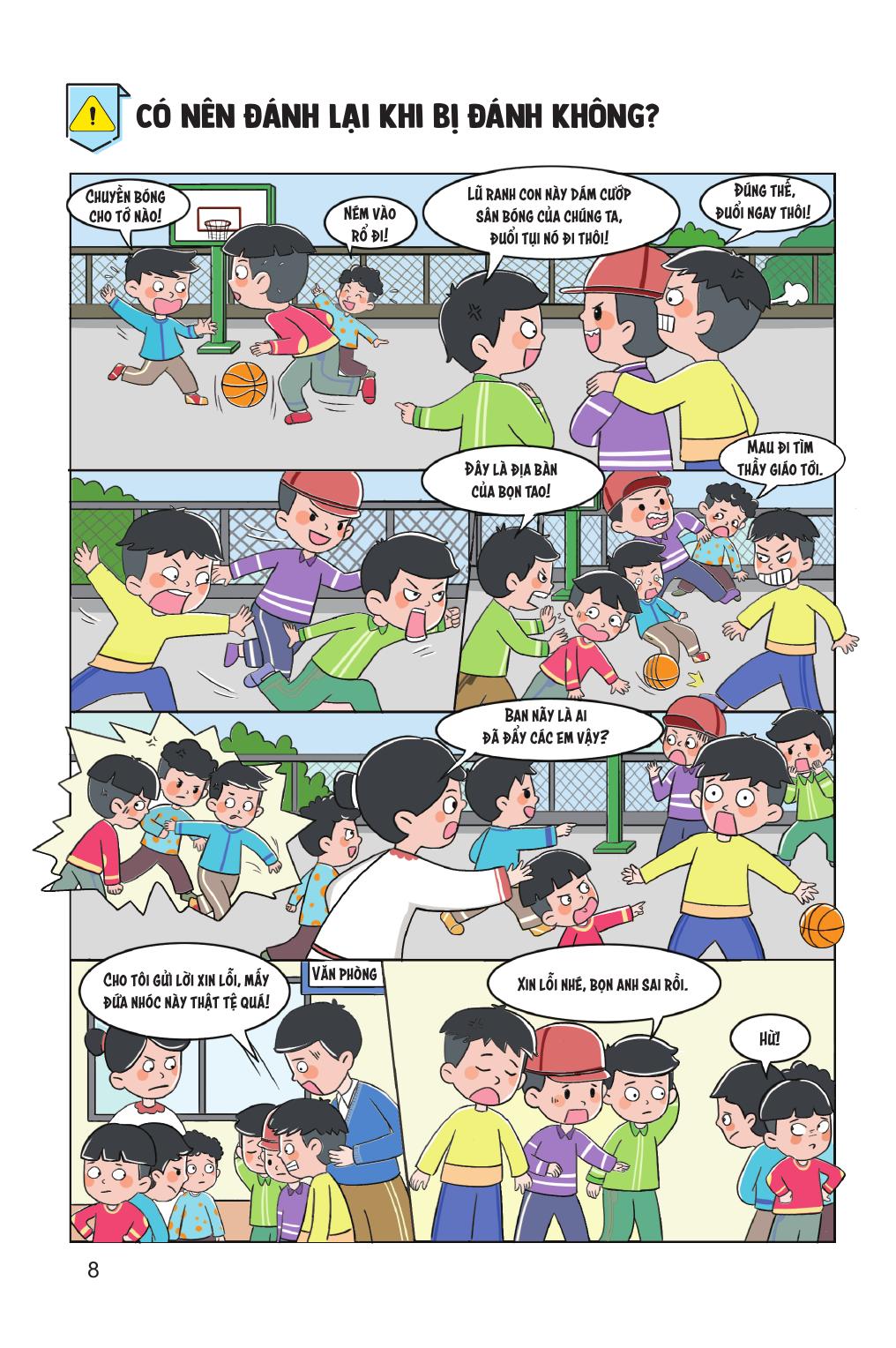 60 Bài Học Giúp Trẻ Tự Bảo Vệ Bản Thân - Phòng Chống Bạo Lực Học Đường Và Lừa Đảo Trực Tuyến - Ảnh 8