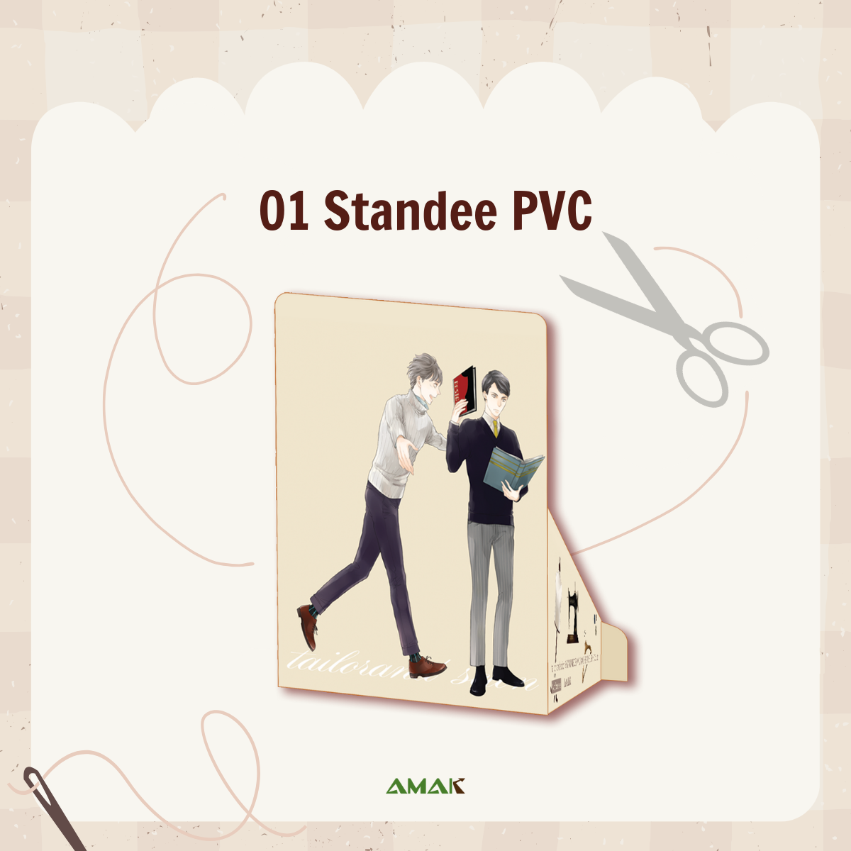 anh thợ may và cậu chủ trẻ - tập 1 - tặng kèm bìa áo rời phủ nhung + postcard phủ nhung + pvc standee - Ảnh 5