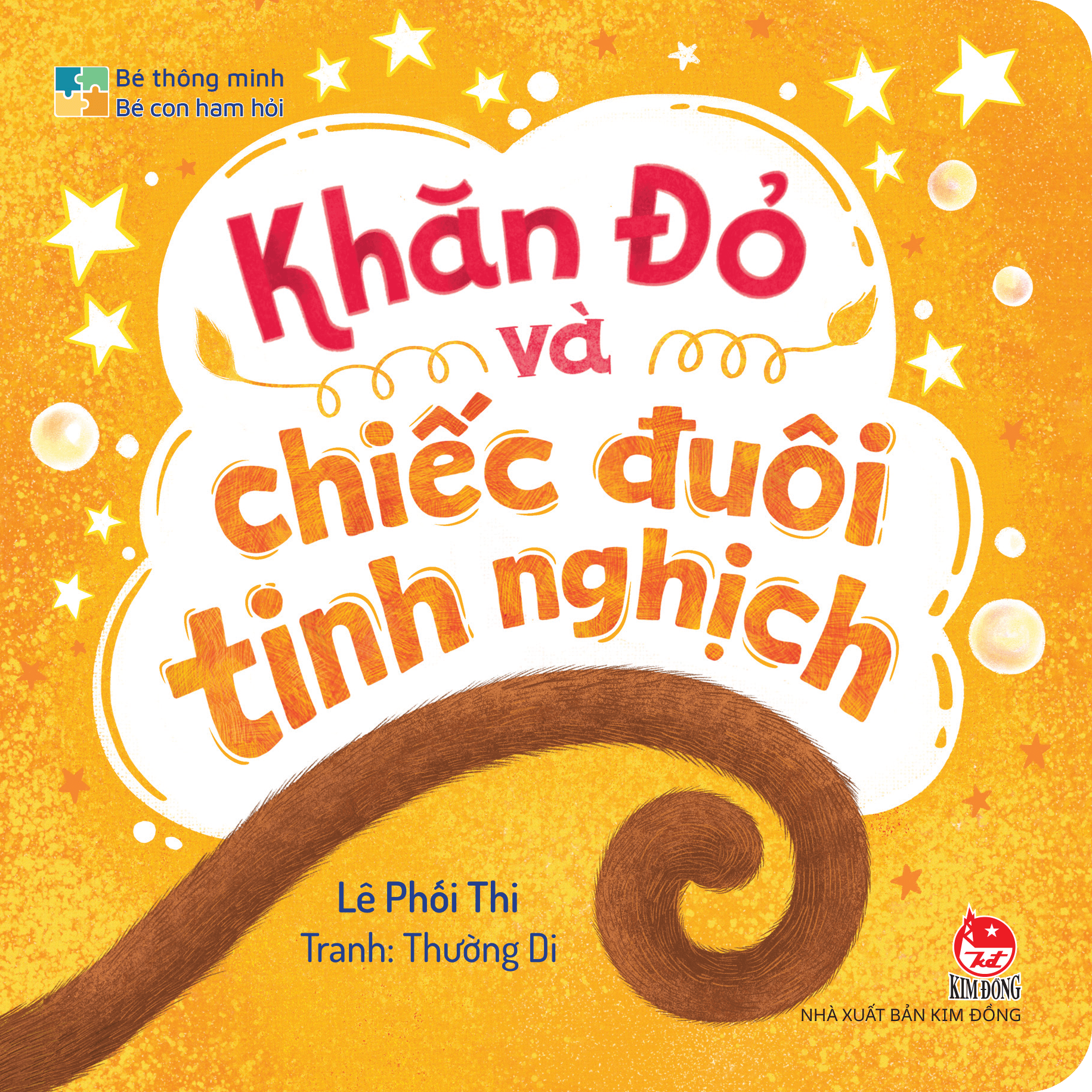 Bé Thông Minh - Bé Con Ham Hỏi - Khăn Đỏ Và Chiếc Đuôi Tinh Nghịch - Bìa Cứng - Ảnh 2