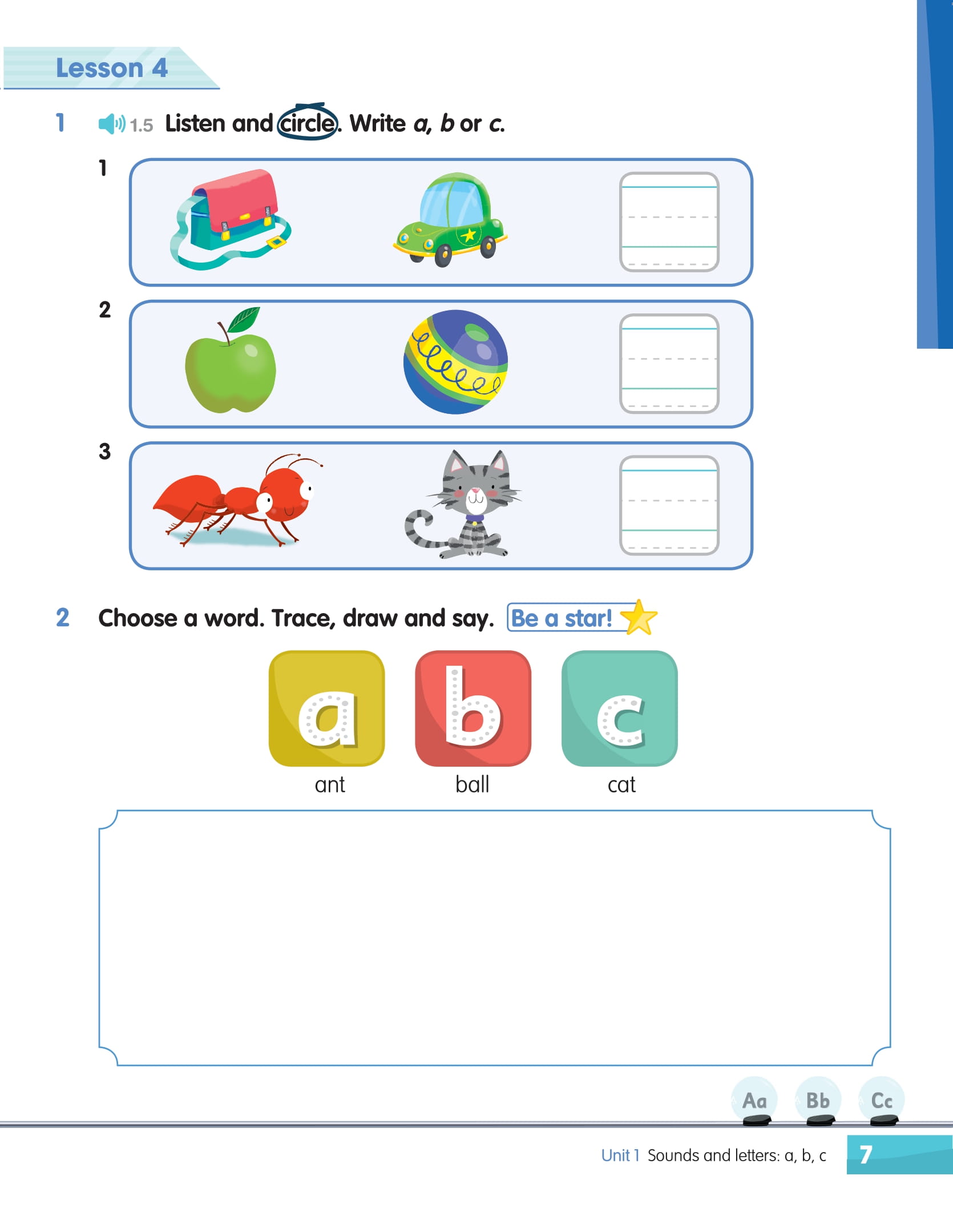 Bộ Academy Stars Starter - Alphabet Book - Ảnh 8