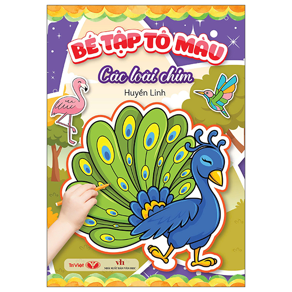 Bộ Bé Tập Tô Màu - Động Vật Hoang Dã - Ảnh 7