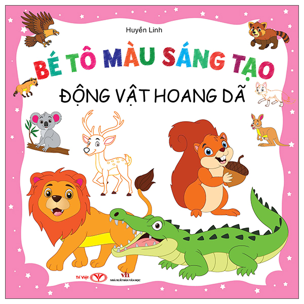 Bộ Bé Tô Màu Sáng Tạo - Động Vật Hoang Dã - Ảnh 4
