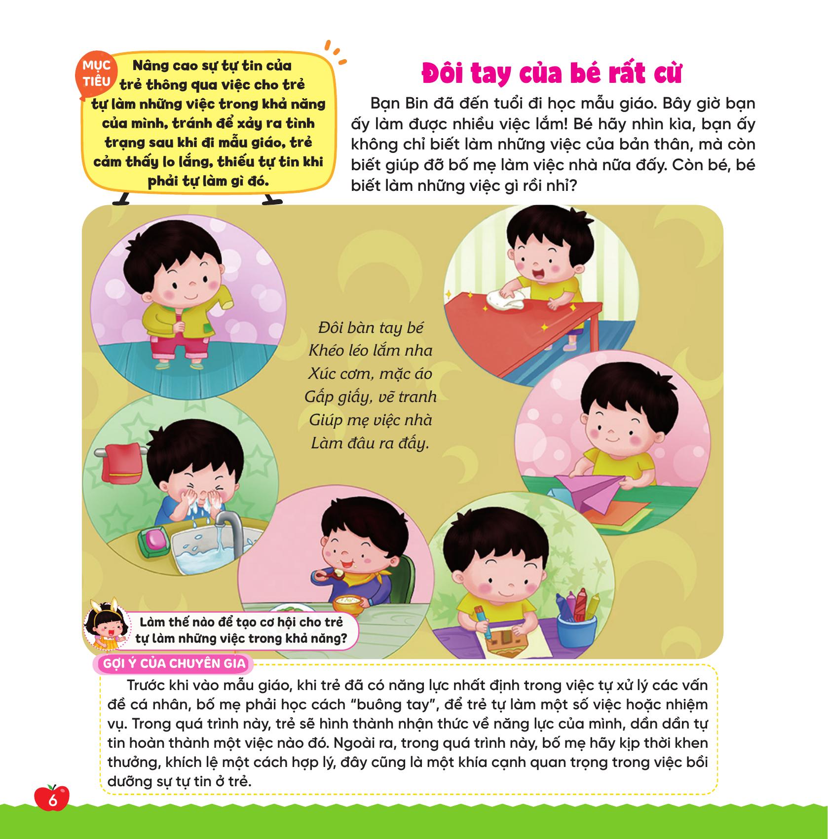 Bộ Bé Vào Mẫu Giáo - Những Kỹ Năng Nhỏ Cho Ngày Đến Lớp - Ảnh 6