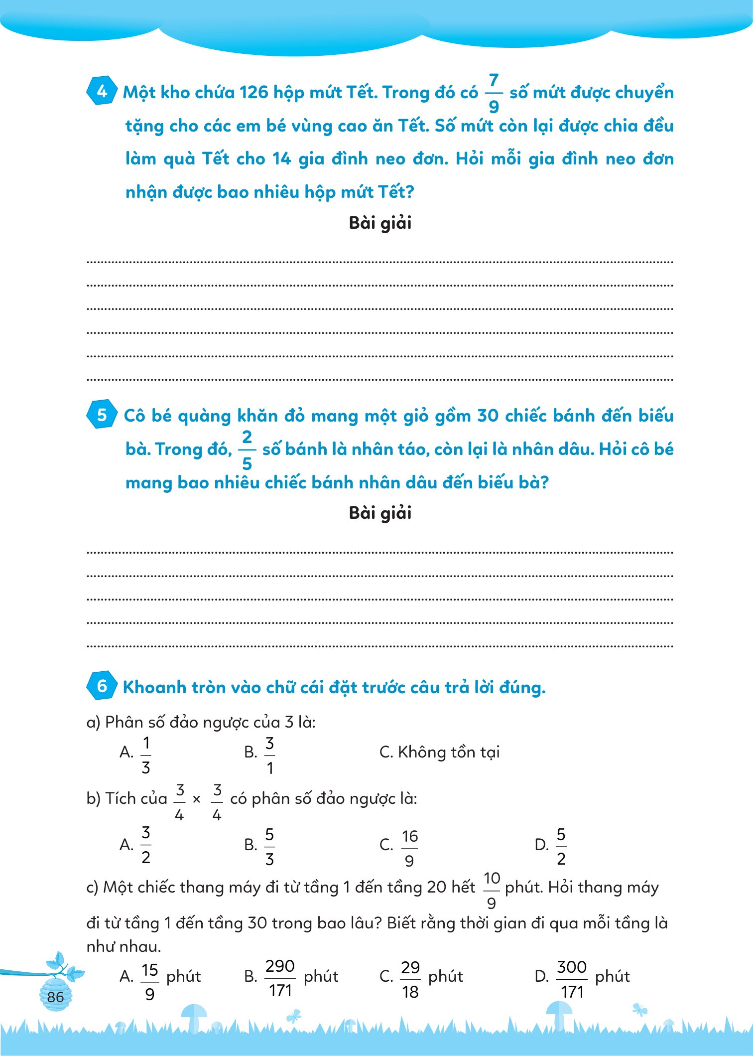 Bộ Bổ Trợ Toán - Bài Tập Cơ Bản Và Nâng Cao Lớp 4 - Tập 2 - Ảnh 10