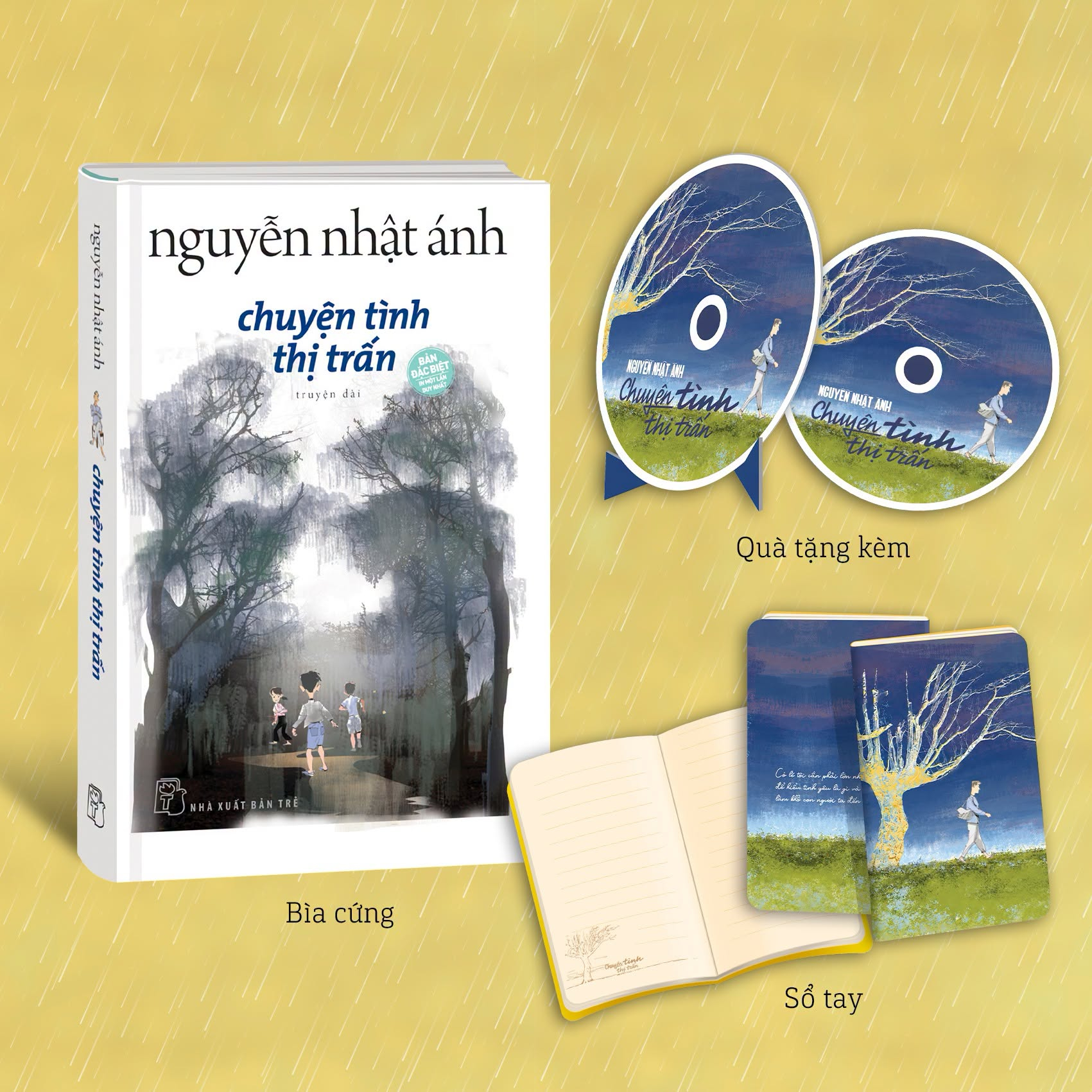 Bộ Chuyện Tình Thị Trấn - Bìa Cứng - Tặng Kèm Ngẫu Nhiên Chữ Ký Tác Giả + Bookmark + Card Tròn Hình Đĩa Nhạc + Sổ Tay - Ảnh 2