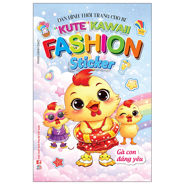 Bộ Dán Hình Thời Trang Cho Bé - "Kute" Kawaii Fashion Sticker - Gấu Con Tinh Nghịch - Ảnh 3