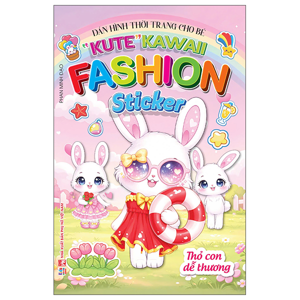 Bộ Dán Hình Thời Trang Cho Bé - "Kute" Kawaii Fashion Sticker - Gấu Con Tinh Nghịch - Ảnh 4