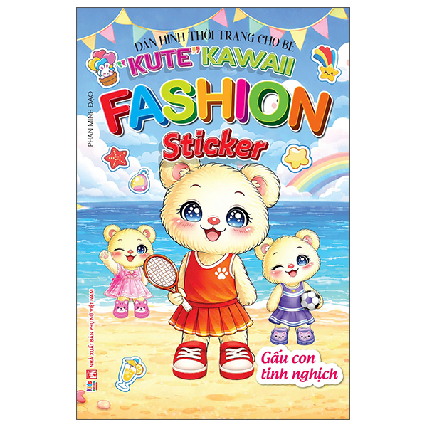 Bộ Dán Hình Thời Trang Cho Bé - "Kute" Kawaii Fashion Sticker - Mèo Con Xinh Xắn - Ảnh 3