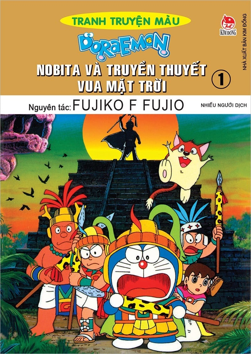 bộ doraemon - tranh truyện màu - nobita và truyền thuyết vua mặt trời - tập 1 (tái bản 2023) - Ảnh 2