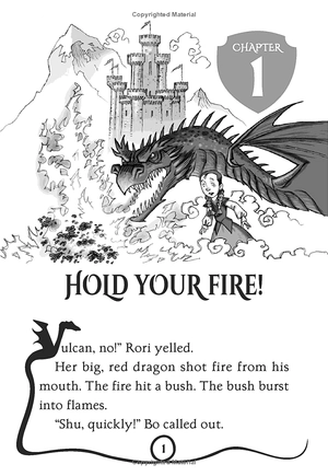 bộ dragon masters - book 4 - power of the fire dragon - Ảnh 9