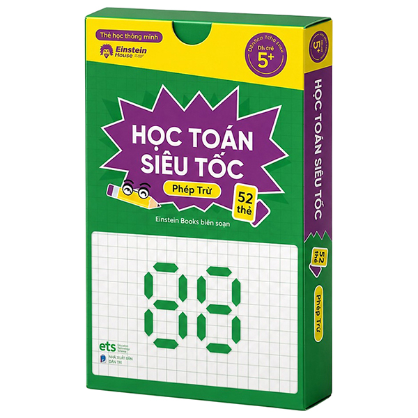 Bộ Flashcard - Thẻ Học Thông Minh - Học Toán Siêu Tốc - Phép Cộng (54 Thẻ) - Ảnh 7