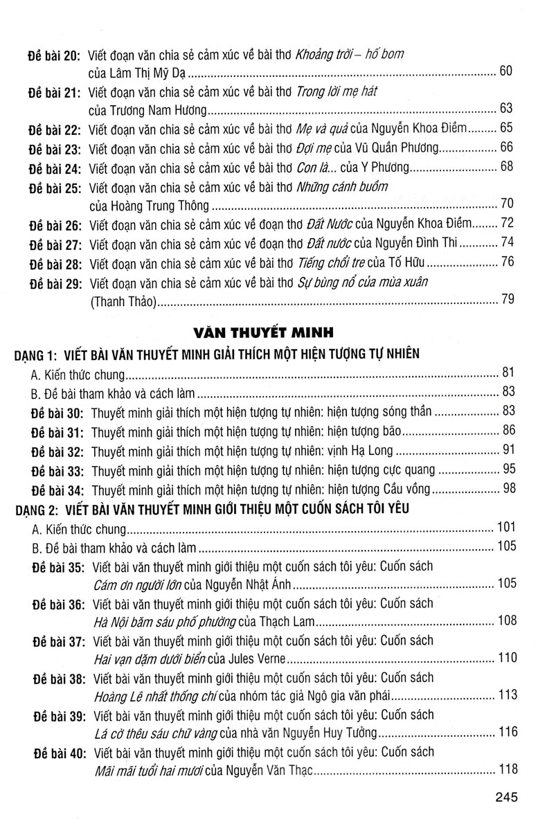 Bộ Hướng Dẫn Viết, Nói Và Nghe Các Dạng Văn Lớp 8 - Tập 1 - Ảnh 5