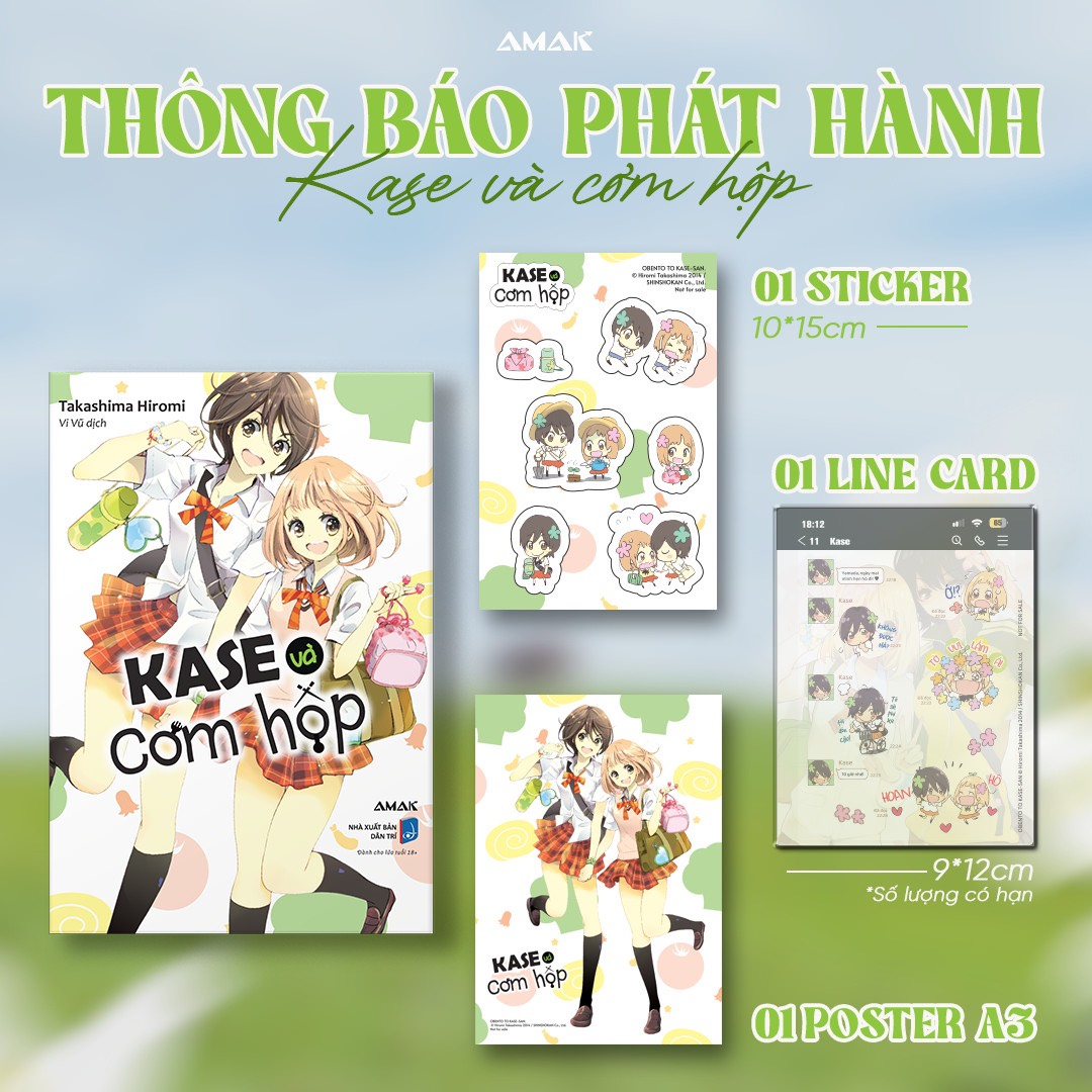 Bộ Kase Và Cơm Hộp - Tặng Kèm Sticker + LINE Card + Poster A3 - Ảnh 2
