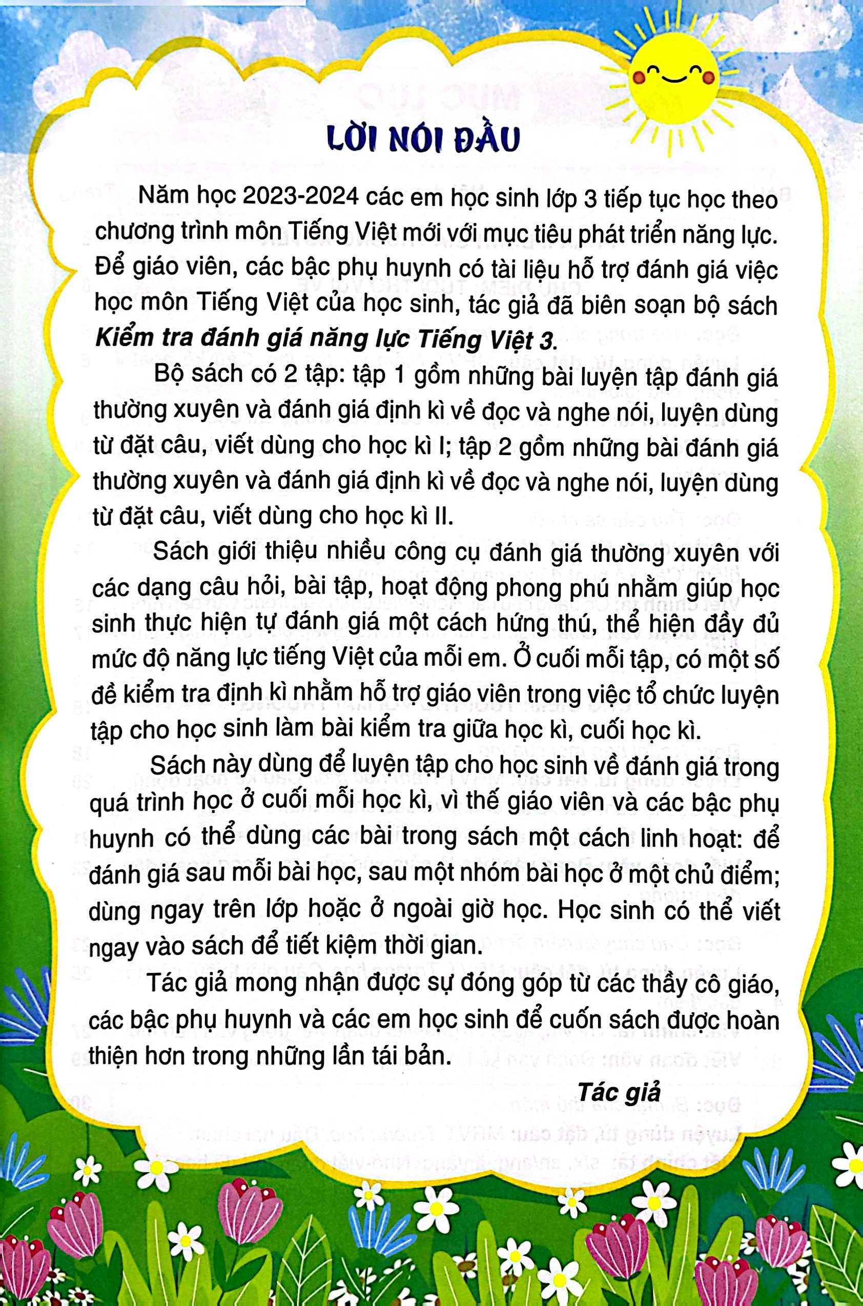 Bo
						
										
										Kiem Tra Va Danh Gia Nang Luc Tieng Viet 3 - Hoc Ki 1 (Theo Chuong Trinh Giao Duc Pho Thong 2018) - Ảnh 3