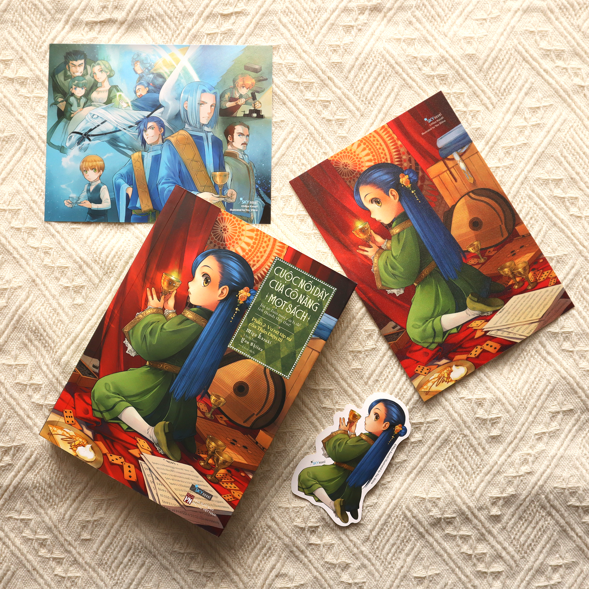 Bộ [Light Novel] Cuộc Nổi Dậy Của Cô Nàng Mọt Sách - Phần 2 - Vu Nữ Tập Sự Của Thần Điện III - Bản Đặc Biệt - Tặng Kèm Bookmark + Postcard + Card Lụa - Ảnh 8
