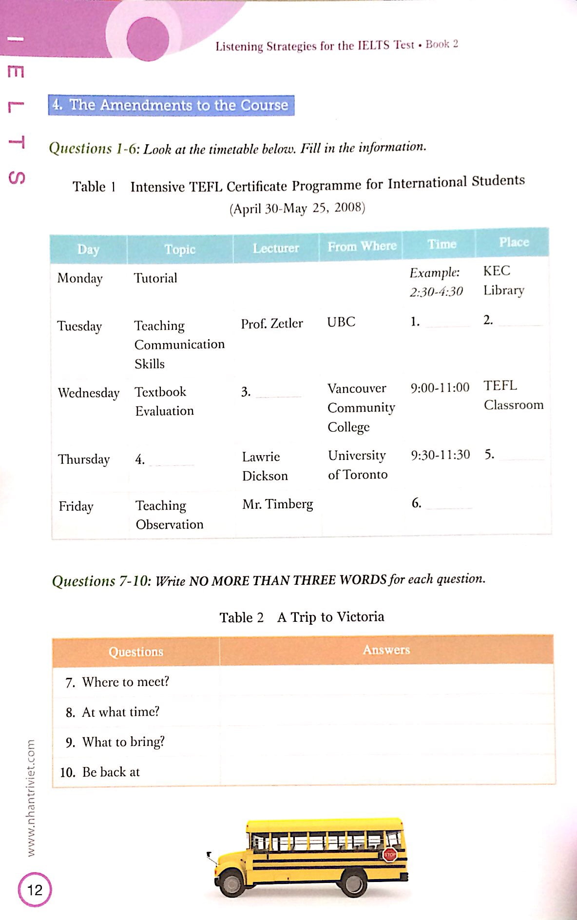 bộ listening strategies for the ielts test - book 2 - Ảnh 7