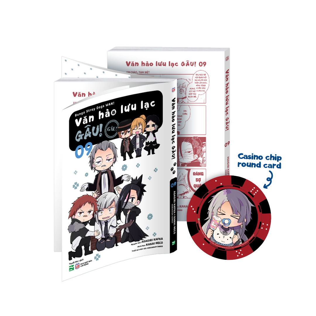 Bộ [Manga] Văn Hào Lưu Lạc - Gâu! - Tập 9 - Bản Đặc Biệt - Tặng Kèm Casino Chip Card - Ảnh 2