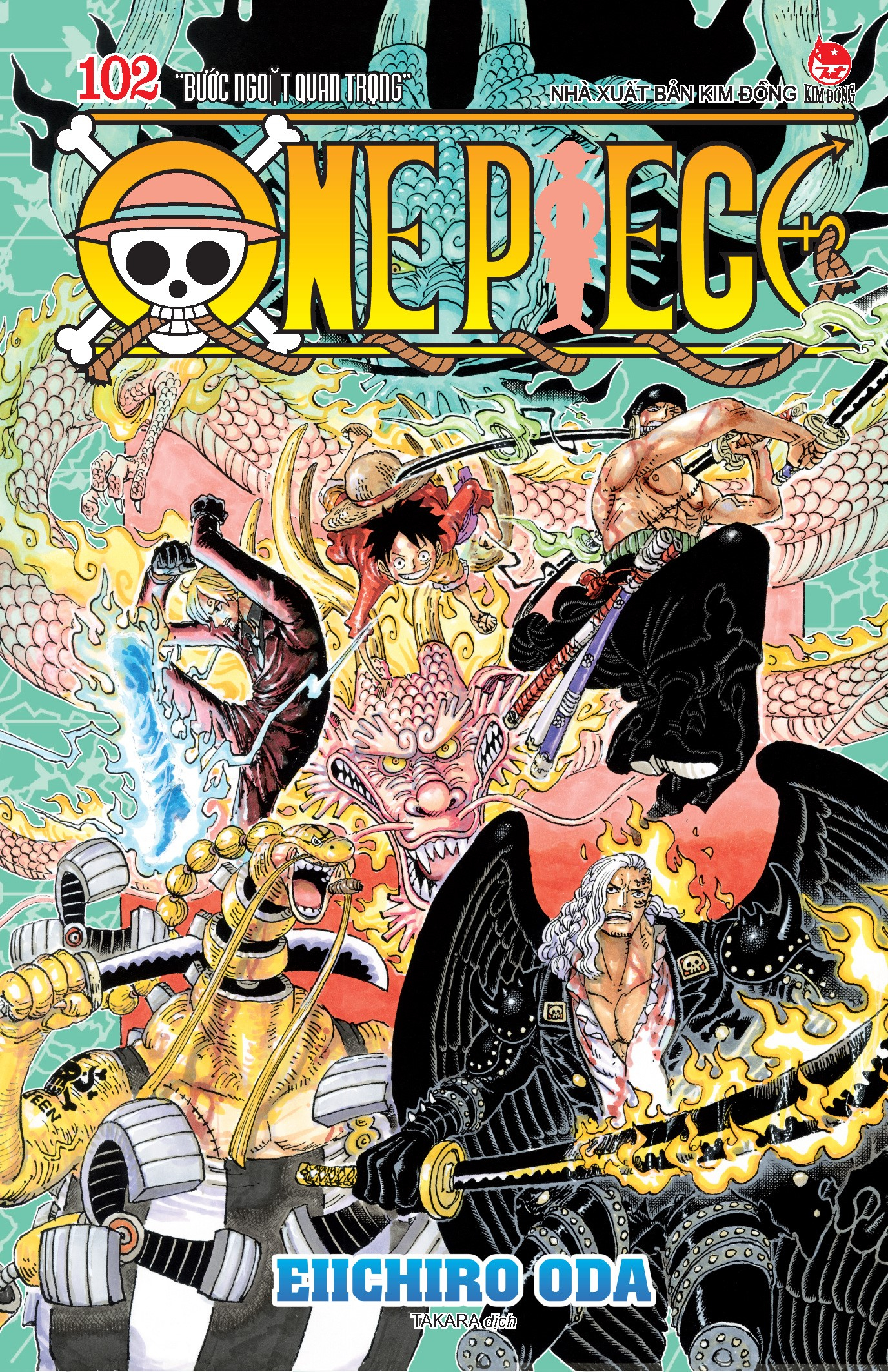 Bộ
One Piece - Tập 102 - “Bước Ngoặt Quan Trọng” - Bản Bìa Áo (Tái Bản 2025) - Ảnh 2