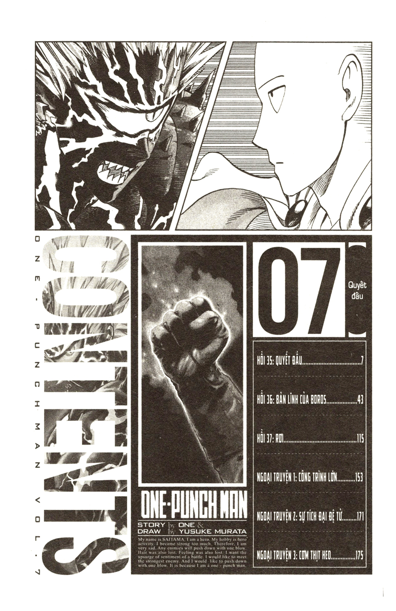 bộ one-punch man - tập 7 - quyết đấu (tái bản 2022) - Ảnh 3