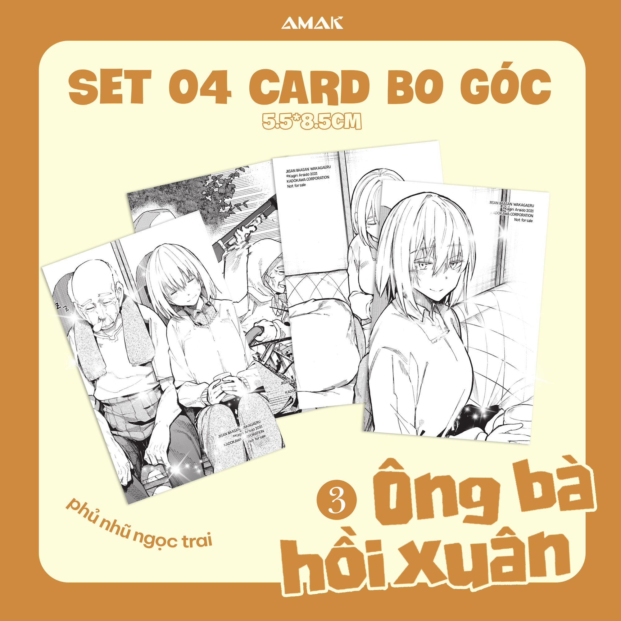Bộ Ông Bà Hồi Xuân - Tập 3 - Tặng Kèm Standee PVC + Set 4 Card Bo Góc Nhũ Ánh Trai - Ảnh 5