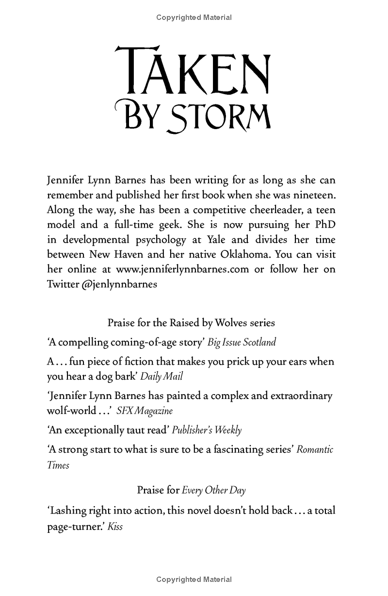 Bộ Raised By Wolves - Book 3 - Taken By Storm - Ảnh 2