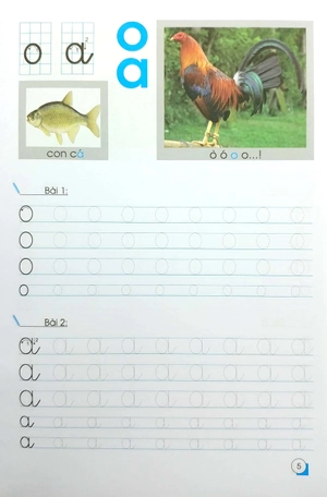 bộ sách chuẩn bị cho bé vào lớp 1: luyện viết theo mẫu chữ mới (bộ 7 cuốn) (tái bản) - Ảnh 12