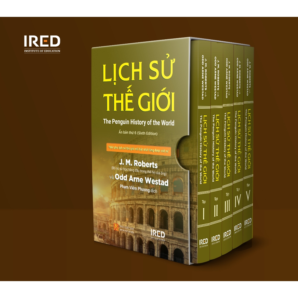 bộ sách lịch sử thế giới - the penguin history of the world (bộ 5 cuốn) - Ảnh 3