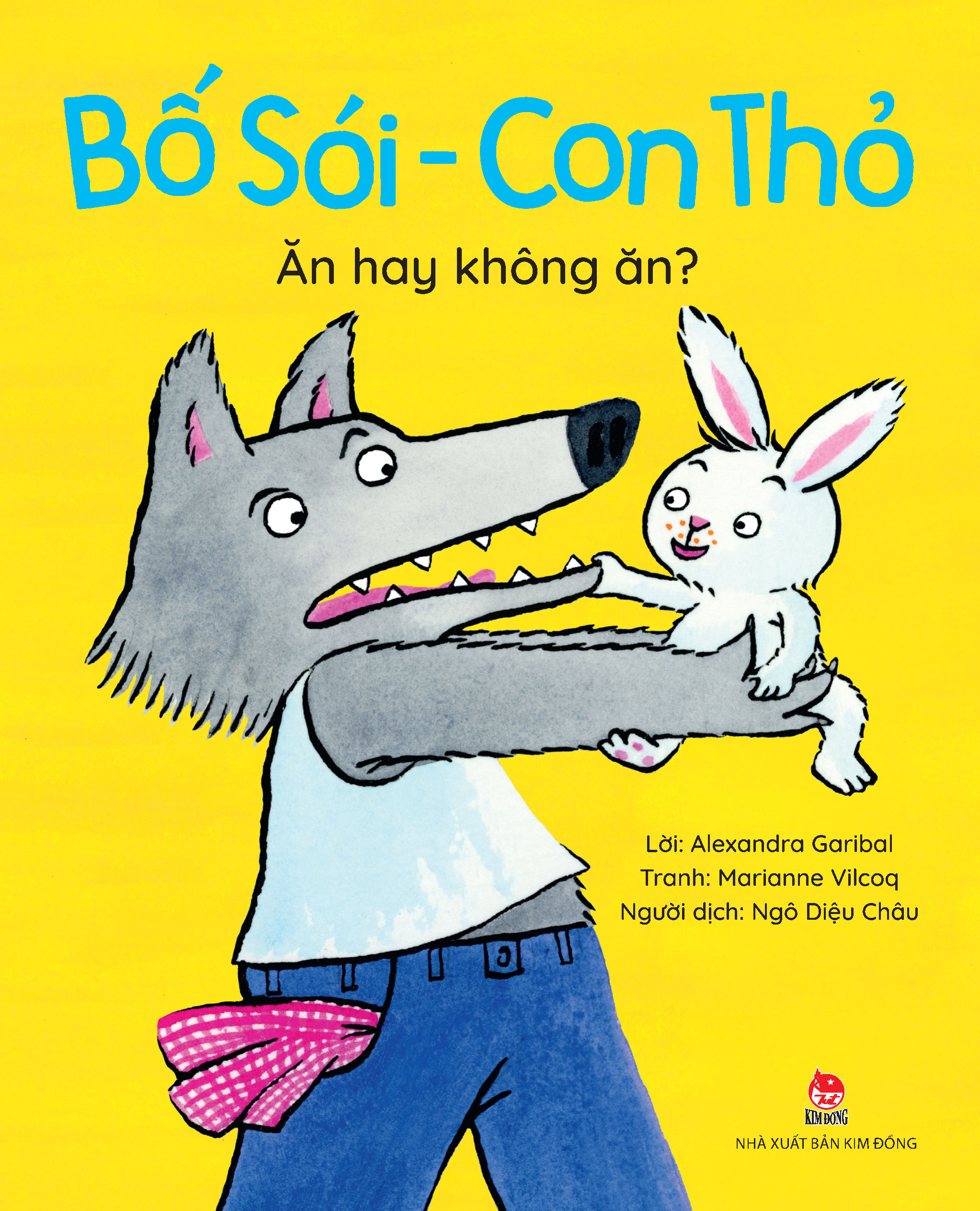 bố sói - con thỏ - ăn hay không ăn? - Ảnh 2