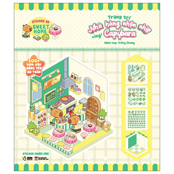 Bộ Sticker 3D Sweet Home - Trang Trí Góc Học Tập Sáng Tạo Cùng Gấu Trúc Bao Bao - Ảnh 11