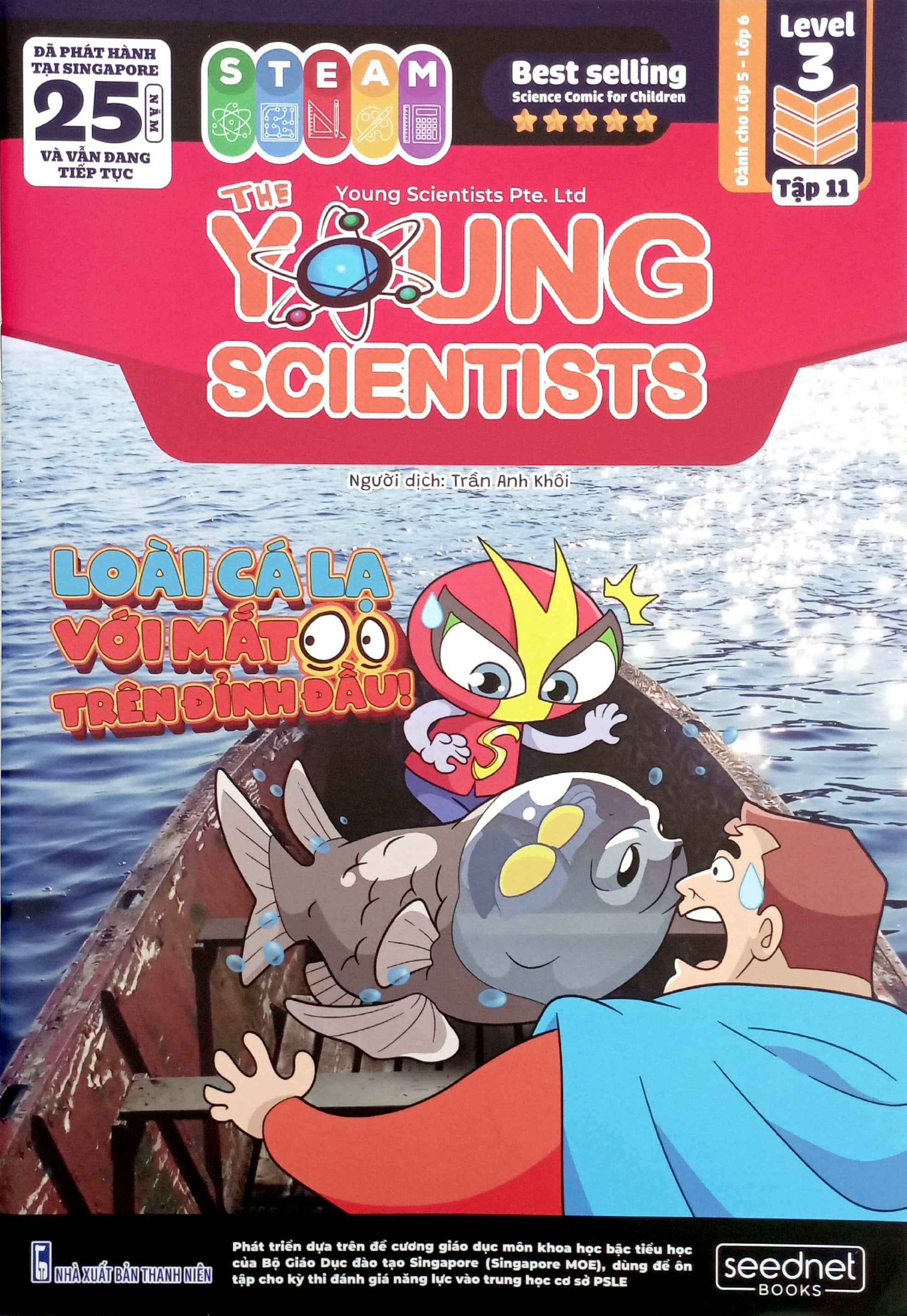 Bộ The Young Scientists - Truyện Tranh Khoa Học Cho Trẻ Em - Level 3 - Tập 11 - Loài Cá Lạ Với Mắt Trên Đỉnh Đầu! - Ảnh 3