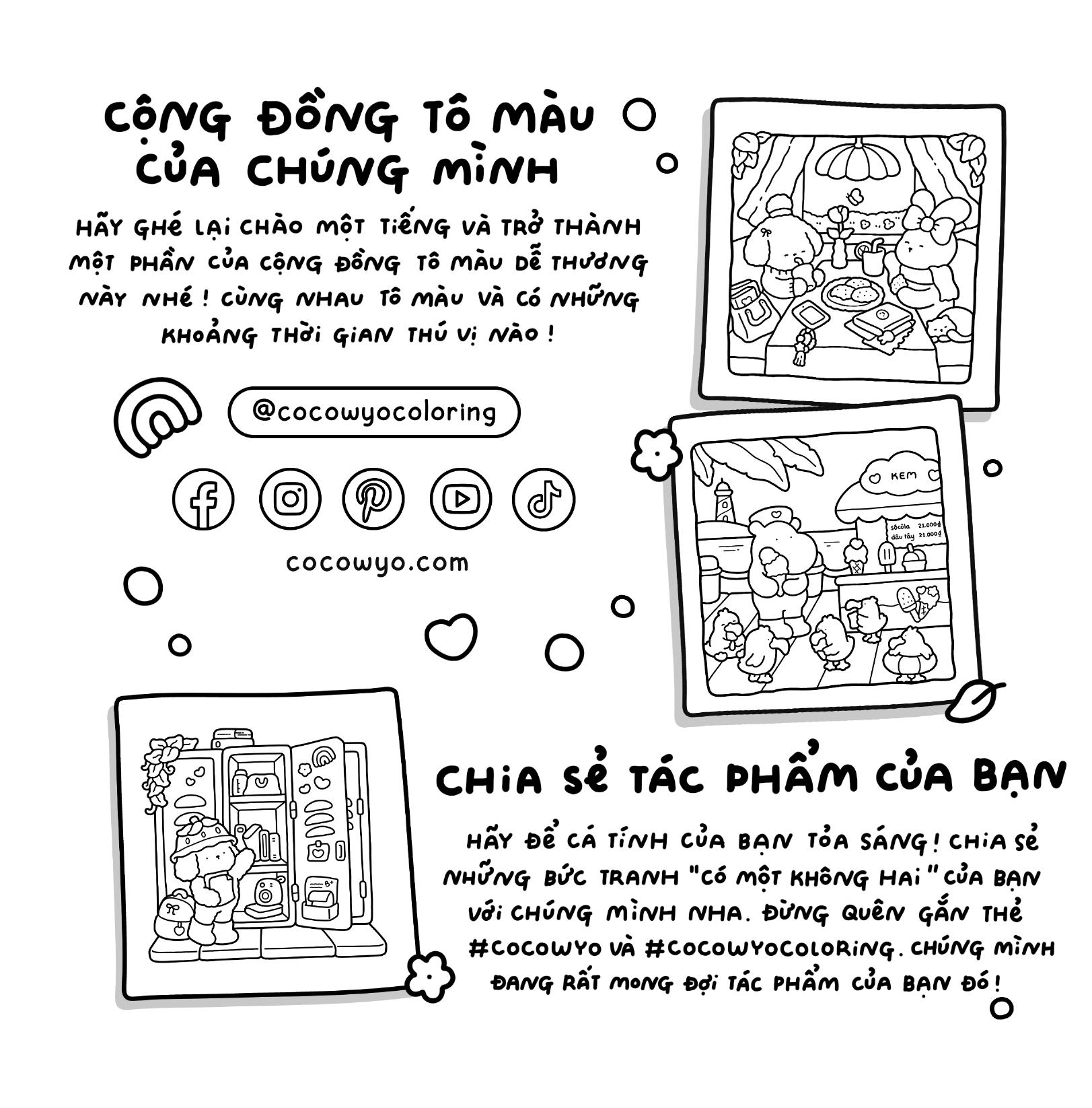Bộ Tô Màu Coco Wyo - Ngày Rong Chơi - Ảnh 4