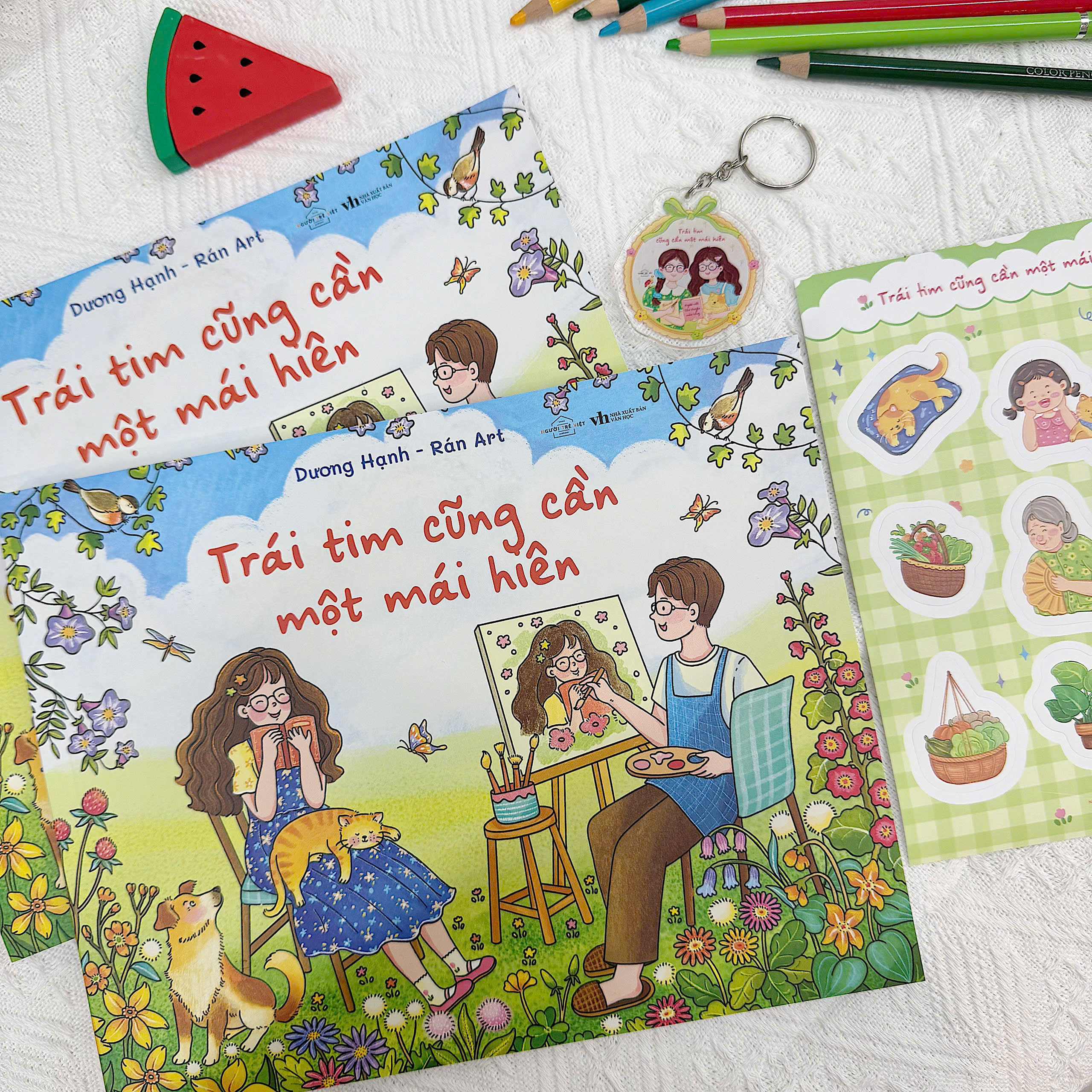 Bộ Trái Tim Cũng Cần Một Mái Hiên - Bản Đặc Biệt - Tặng Kèm Móc Khóa + Sticker - Ảnh 3