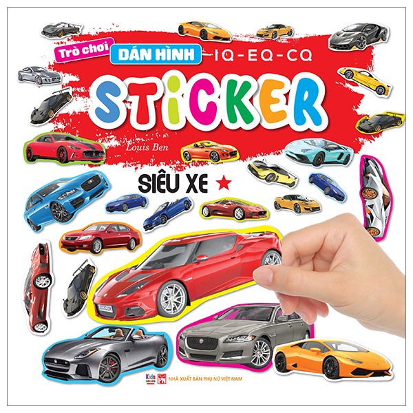 Bộ Trò Chơi Dán Hình IQ-EQ-CQ - Sticker - Siêu Xe - Tập 1 - Ảnh 7