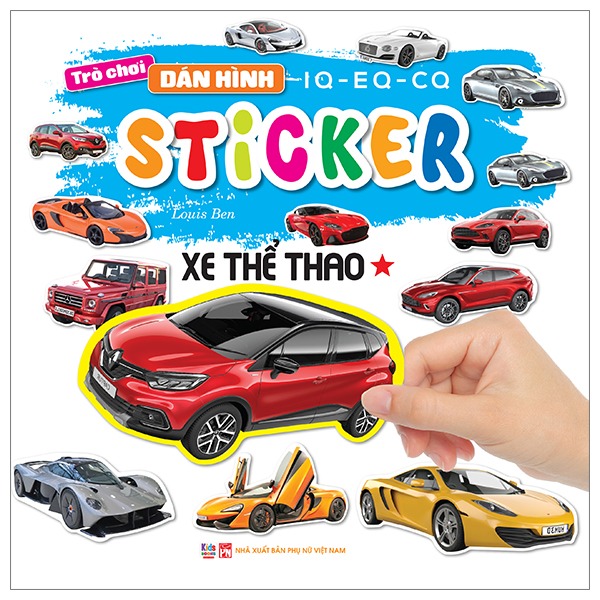 Bộ Trò Chơi Dán Hình IQ-EQ-CQ - Sticker - Xe Thể Thao -Tập 1 - Ảnh 11