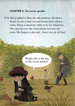 bộ young eli readers - the secret garden - stage 3 a1.1 - downloadable audio files - Ảnh 9