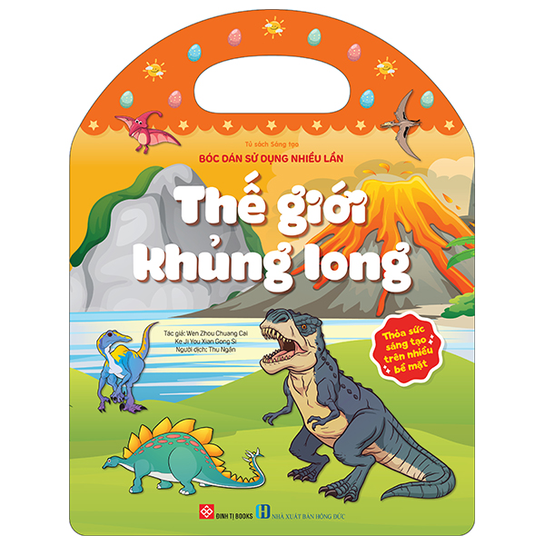 Bóc Dán Sử Dụng Nhiều Lần - Thế Giới Khủng Long