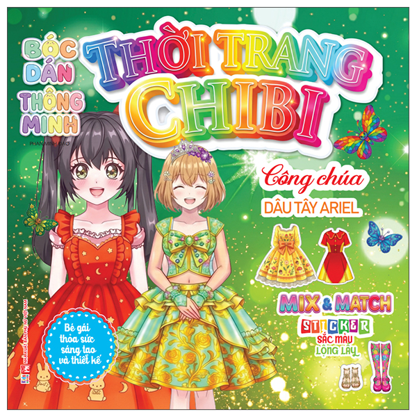 Bóc Dán Thông Minh - Thời Trang Chibi - Công Chúa Bong Bóng Cherry - Ảnh 3