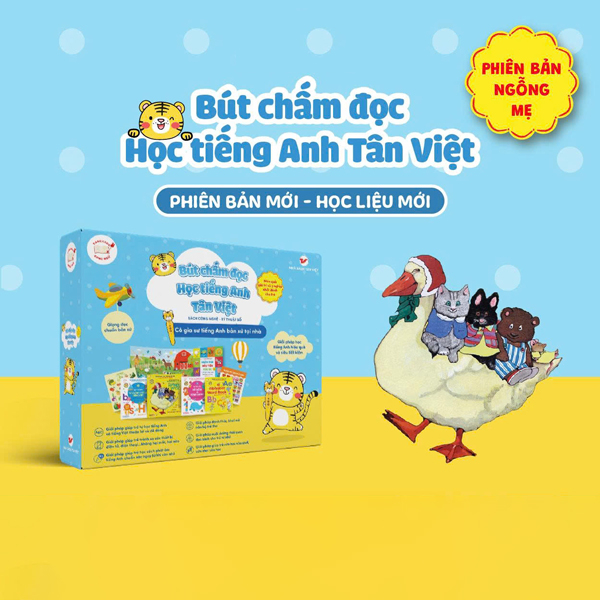 Bút Chấm Đọc-Học Tiếng Anh Tân Việt - Cô Gia Sư Tiếng Anh Bản Xứ Tại Nhà - Phiên Bản Ngỗng Mẹ (Dành Cho Trẻ Từ 0 Đến 6 Tuổi) - Tặng Kèm Thẻ Học Thông Minh Ngẫu Nhiên - Ảnh 15