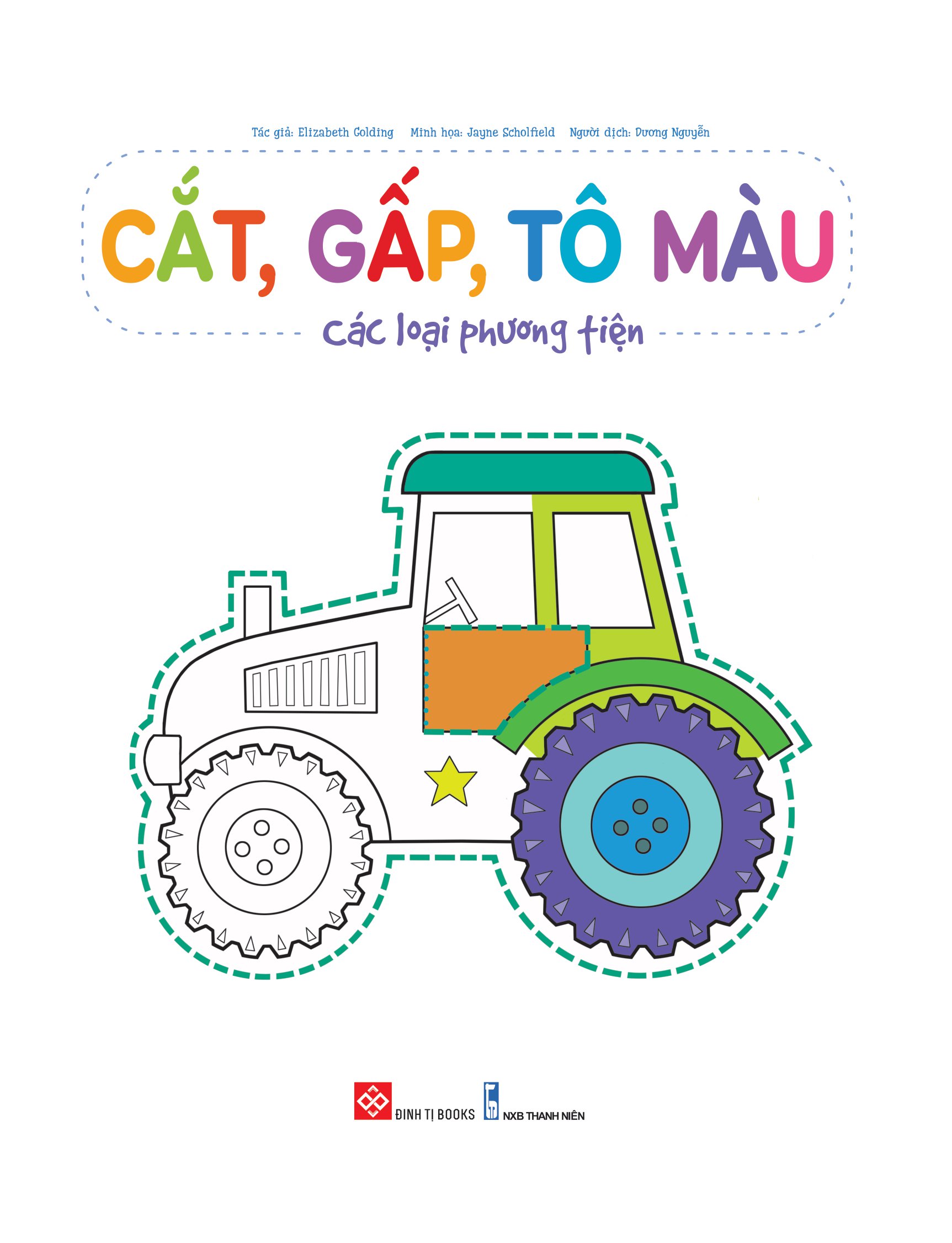 cắt, gấp, tô màu - các loại phương tiện - Ảnh 2
