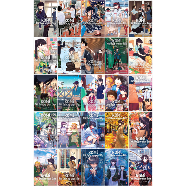 Combo Manga - Komi - Nữ Thần Sợ Giao Tiếp: Tập 1 - 25 (Bộ 25 Tập)