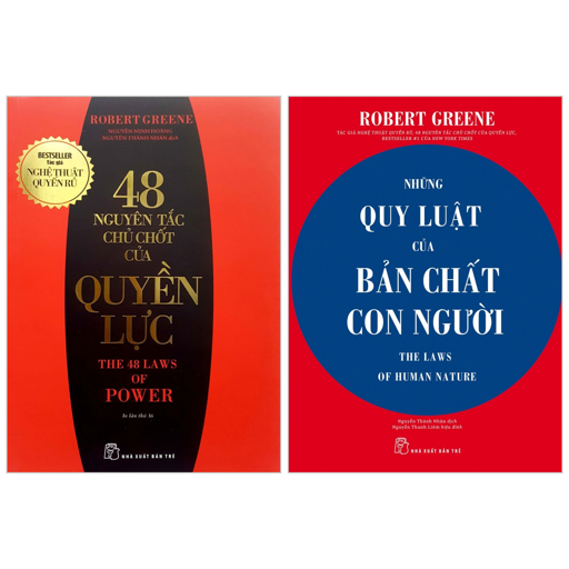 combo sách 48 nguyên tắc chủ chốt của quyền lực + những quy luật của bản chất con người (bộ 2 cuốn)