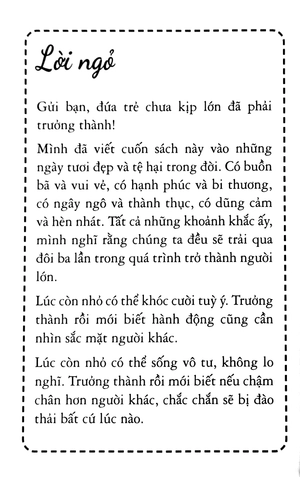 combo sách chưa kịp lớn đã phải trưởng thành + anh không bận, chỉ là không nhớ em + nhớ thương vẫn để ở trong lòng (bộ 3 cuốn) - Ảnh 7
