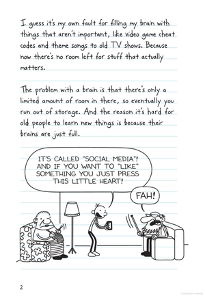 combo sách diary of a wimpy kid 18: no brainer + nhật ký chú bé nhút nhát - tập 18: out trình (bộ 2 cuốn) - Ảnh 4