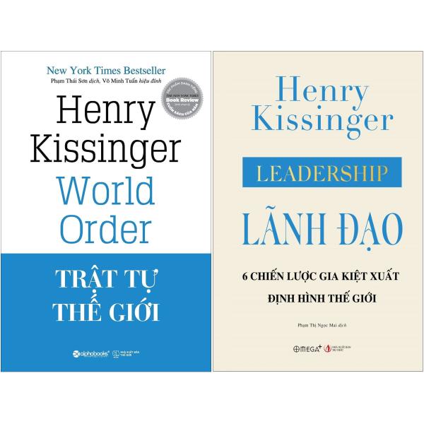 combo sách trật tự thế giới + leadership - lãnh đạo - 6 chiến lược gia kiệt xuất định hình thế giới (bộ 2 cuốn)