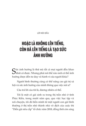 cứ lên tiếng là tạo sức ảnh hưởng - Ảnh 7