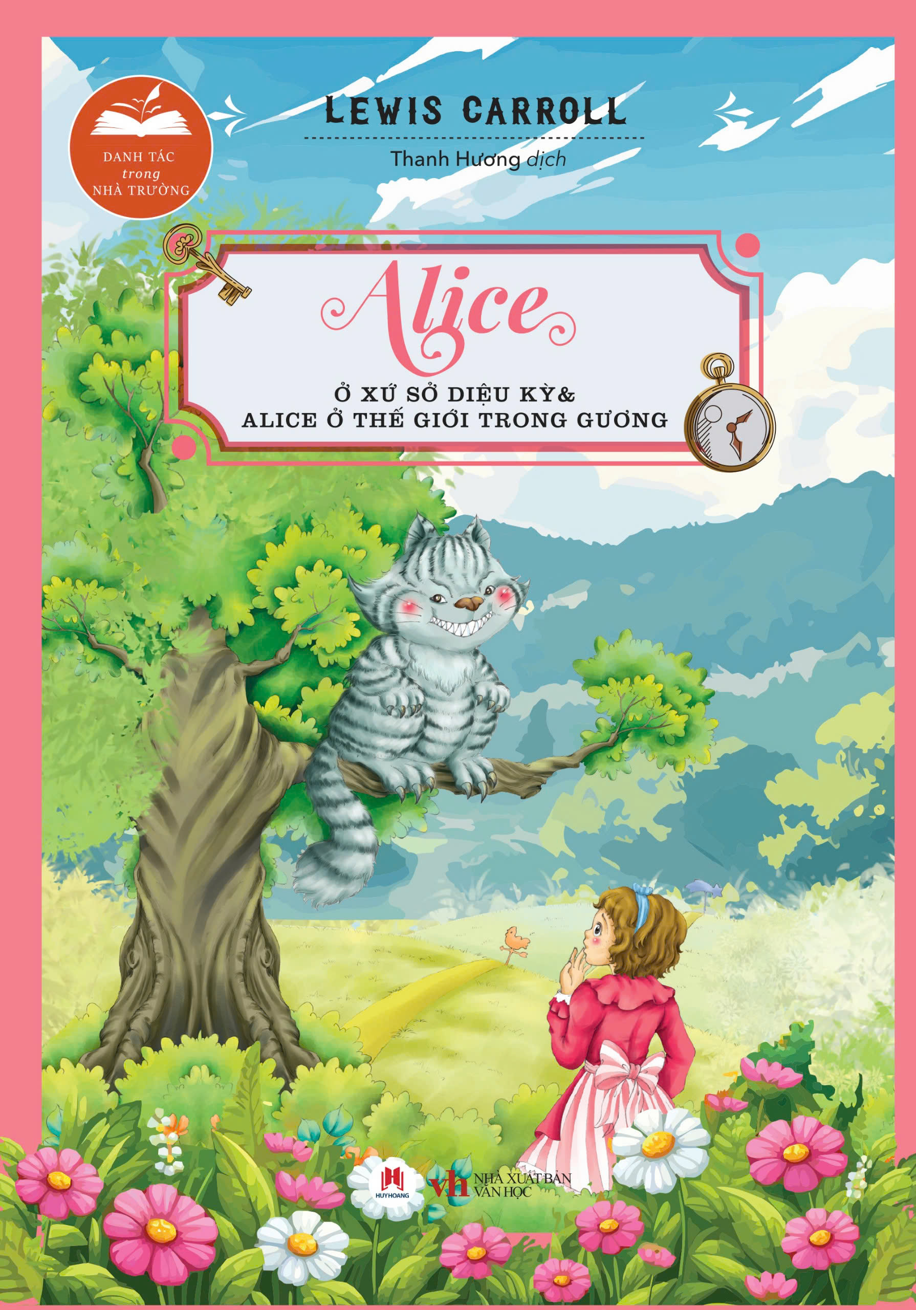 danh tác trong nhà trường - alice ở xứ sở diệu kỳ và alice ở thế giới trong gương (tái bản 2024) - Ảnh 2