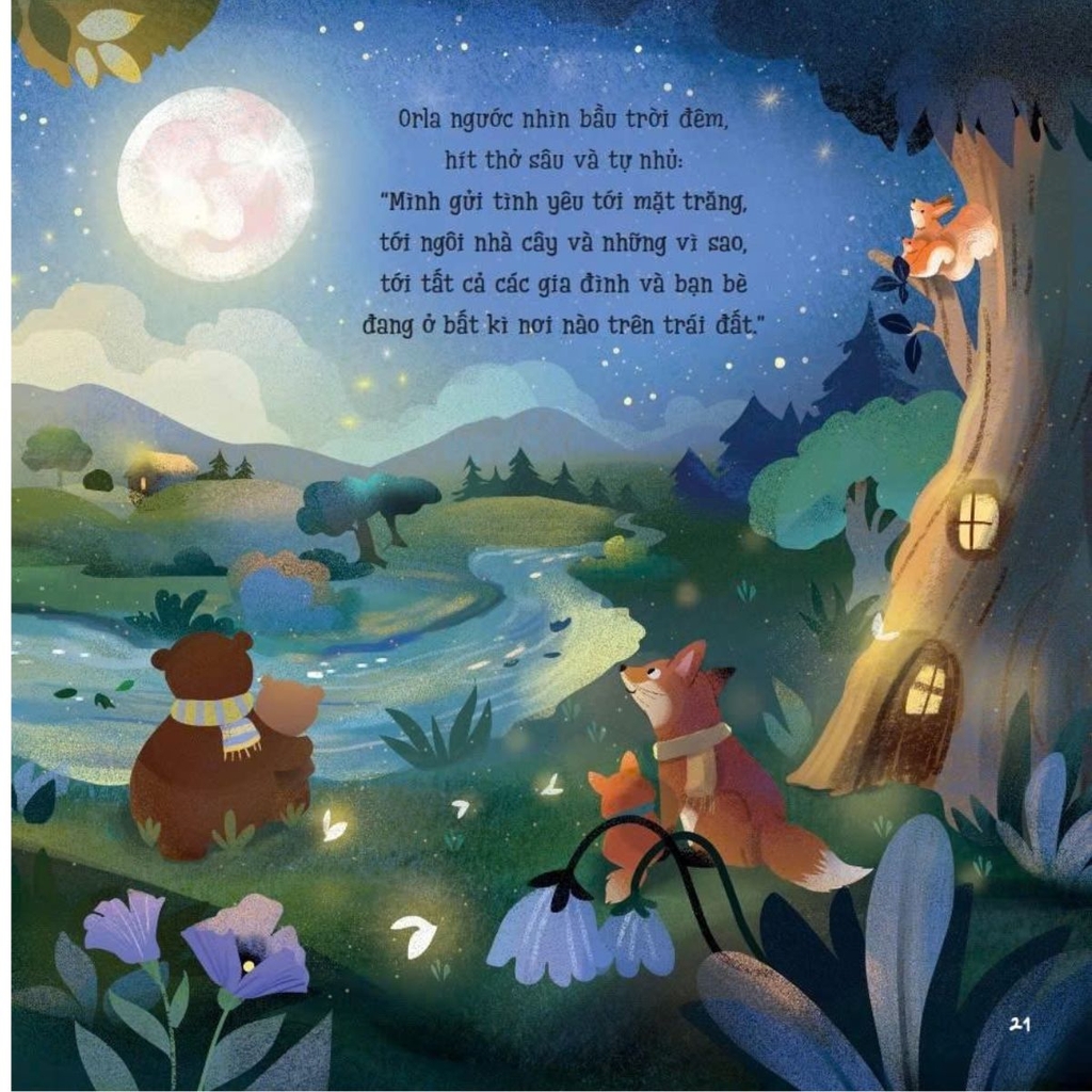 Ehon Châu Âu - Gửi Tình Yêu Tới Mặt Trăng - Ảnh 4