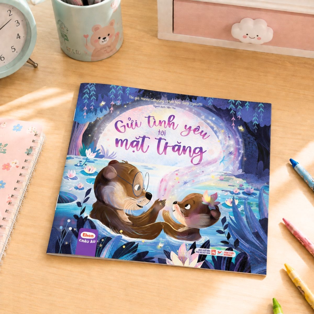 Ehon Châu Âu - Gửi Tình Yêu Tới Mặt Trăng - Ảnh 5