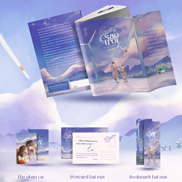 Em Là Sao Trời Của Anh - Tặng Kèm Bookmark 2 Mặt + Postcard Bồi Cứng Có In Lời Chúc Của Tác Giả + Card Bo Góc Bồi Cứng