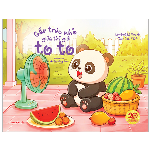 Gấu Trúc Nhỏ Giữa Thế Giới To To - Sách Tô Màu - Chữa Lành Cùng Panda
